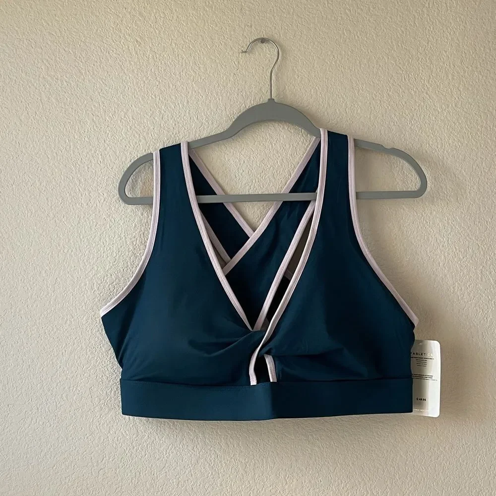 NWT‎ fabletics oasis twist front sports bra